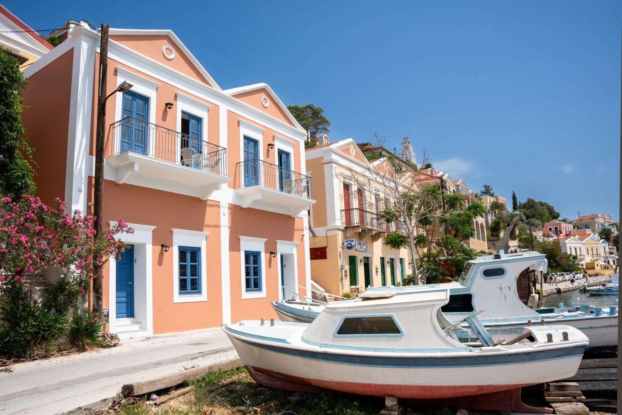 Porto Harani Seaside Apartments Сімі Екстер'єр фото